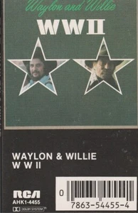 WAYLON JENNINGS & WILLIE NELSON CASSETTE TAPE: "WW II" 1982 - Picture 1 of 5