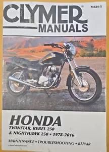 Honda Twinstar, Rebel 250 and Nighthawk 250, 1978-2016 Clymer Manual :... - Picture 1 of 6