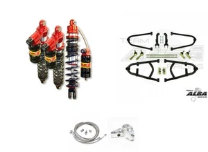 Alba Adjustable A-Arms Elka Legacy Front Rear Shocks Suspension Kit Raptor 660 - Bild 1 von 5
