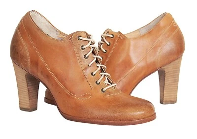 Timberland Boot Company Mujeres Cuero Tacones con Cordones Zapatos Botín Tostado Talla 7 Foto 1 de 4