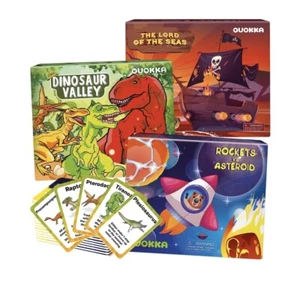 Juego de juegos de mesa de cartas para niños 3 en 1 de Quokka - Nuevo - Imagen 1 de 5