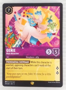 Genie Main Attraction 49/204 Shimmering Skies Legendary Disney Lorcana NM - Picture 1 of 2