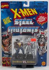 Wolverine vs Samurai Die Cast Figure Set X-Men Steel Mutants Marvel Toy Biz 1994