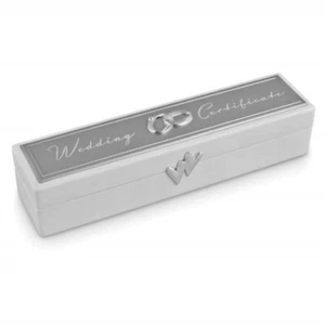 Wedding Certificate Holder Gift for Bride and Groom Marriage Keepsake - Picture 1 of 3