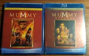 The Mummy and The Mummy Returns Blu- Ray Deluxe Edition Lot - Picture 1 of 2