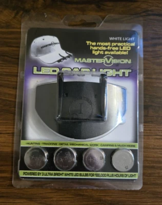 MasterVision Blanco LED TAPA LUZ CON PILAS - Para correr al aire libre - Nuevo en caja Foto 1 de 4