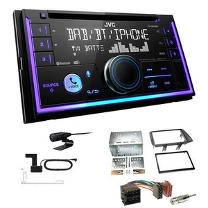 JVC KW-DB95BT Autoradio Bluetooth DAB+ für Fiat Panda 2003-2012 grau - Bild 1 von 6