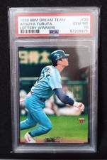 PSA 10 BBM 99 Furuta Atsuya Yakult Swallows Lottery Winners Free Shipping