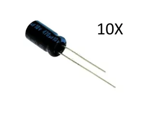 10 CONDENSATORE ELETTROLITICO 470uF 10V 105°C circuiti cs - Foto 1 di 1