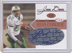 JOSH DAVIS MARSHALL THUNDERING HERD 2005 SAGE CERT AUTO AUTOGRAPH CARD #400/440 - Picture 1 of 1