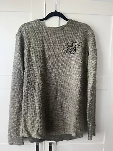 Langarmshirt in Beige/Khaki Siksilk - Bild 1 von 4
