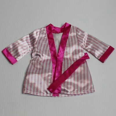 American Girl GOTY 2023 Kavi's Backstage Set Pink Striped Robe for 18" Dolls