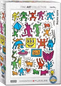Eurographics 1000 Piece Jigsaw Puzzle - Keith Haring Collage - Picture 1 of 1
