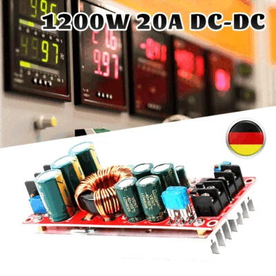MARKENLOS 1200W 20A DC-DC Step Up Power Down Boost Buck Voltage Converter Module Supply