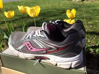 SAUCONY Cohesion 7 Rosa Plata Correr Caminar Tenis Atléticos Mujer Zapatos Talla 11 Foto 1 de 4