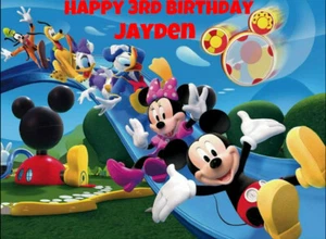 Mickey Edible cake image decoration frosting sheet topper Birthday party Friends - Picture 1 of 1