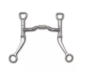 Myler Stainless Steel Horse Equine MB 04 Flat Shank Comfort Snaffle 5 1/2" Bit - Picture 1 of 12