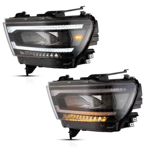 Conjunto de faros de proyector LED para Dodge Ram 1500 2019-2024 con secuencial - Imagen 1 de 14