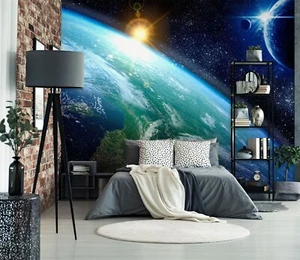 3D Star Planet 7615 Wallpaper Mural Wall Print Wall Wallpaper Murals US Coco - Picture 1 of 11