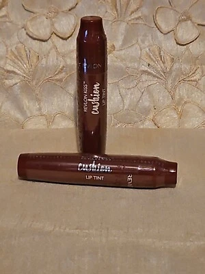 LOT OF 2-REVLON-KISS CUSHION-LIP TINT-200 FANCY ROSE-0.15oz EACH-NEW/SEALED! - Image 1 of 3