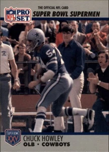 1990 Pro Set Football Super Bowl 160 #98 Chuck Howley - Dallas Cowboys - Picture 1 of 2