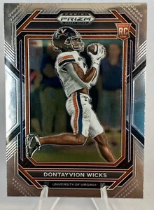 2023 Prizm Draft Picks Base #149 Dontayvion Wicks - Virginia Cavaliers - Bild 1 von 2
