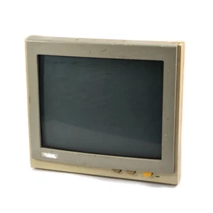 Vintage 1990 Mitsuba 710A Monochrome Monitor Powers On No Display AS/IS - Picture 1 of 7