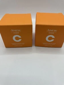 Lote de 2 máscara radiante de vitamina C durante la noche Avon Anew (NUEVA EN CAJA) - Imagen 1 de 2
