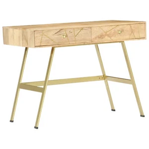 Writing Desk with Drawers 100x55x75 Solid Wood A3L9 - Picture 1 of 10