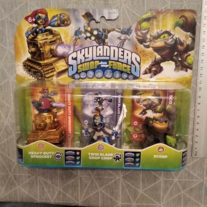 SKYLANDERS skylander SERIE 3 - SWAP FORCE - PACK sprocket + chop chop + scorp - Imagen 1 de 5