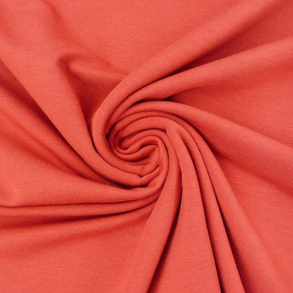 Bekleidungsstoff elastisch Modal einfarbig rost rot - Bild 1 von 1