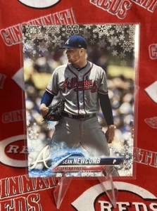 2018 Topps Holiday WalMart Mega Box Sean Newcomb #HMW152 - Picture 1 of 2