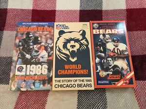 3 Lot-story Of The 85 Chicago Bears, 1986 Team Highlights, Greatest Moments,  - Picture 1 of 18