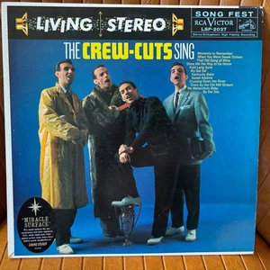 CREW CUTS SING PROMO FIRST PRESS VINYL LP RECORD ALBUM LIVING STEREO EX/EX RARE - Picture 1 of 8