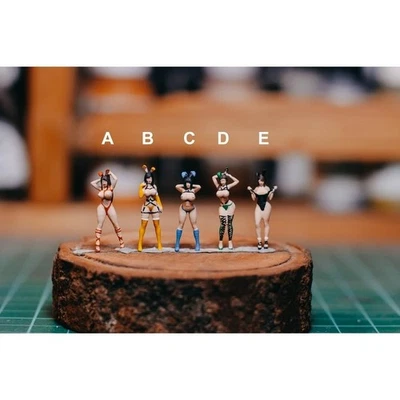 REGALO Figura Miniatura Sexy Chica Conejita v.1 1/87) Diorama Prop No Preiser Navidad Foto 1 de 4