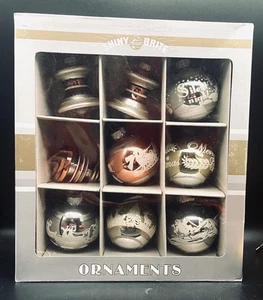 Shiny Brite Radko Set of 9 Ornaments Lot #1 - Picture 1 of 10