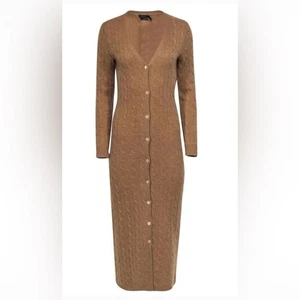 Ralph Lauren Black Label 100% Kaschmir Staubtuch Pullover Strickjacke Größe M - Bild 1 von 5