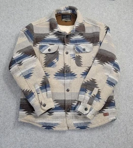 Jachs New York Jacke Herren Large Aztekenmuster Sherpa gefüttert Southwest Barn Chore - Bild 1 von 16