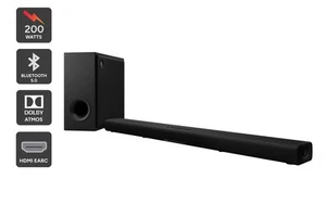 Yamaha TRUE X BAR 50A Soundbar with Subwoofer - Carbon Grey (SR-X50A), Black, - Picture 1 of 6