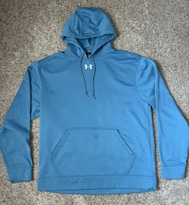 Under Armour Pullover Hoodie Herren Large hellblau Sweatshirt Sport Sport - Bild 1 von 7