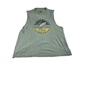 Camisa sin mangas Virginia Beach gris vintage de algodón con estampado gráfico 2XL de Estados Unidos para hombre - Imagen 1 de 8