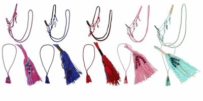 Knotenhalfter Freedom Set Zügel Halsring u spezielle Anhänger Gr. Shetty-Full - Bild 1 von 2