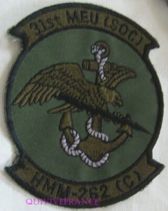 PUS607 - MARINE MEDIUM HELICOPTER SQUADRON HMM-262 31st Meu (socPATCH - Picture 1 of 2