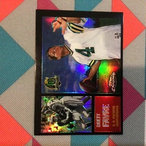 BRETT FAVRE #7 1996 TOPPS CHROME 40TH ANNIVERSARY REFRACTOR Packers HOF - Picture 1 of 2