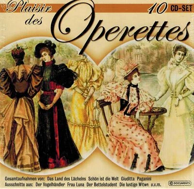 MUSIK-CD-BOX - Plaisir des Operettes - 10 CD-Set - Bild 1 von 2