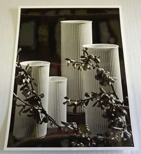 Willi Moegle Photography Silbergelatine Druck 4 weiße Porzellan Vasen - Bild 1 von 2