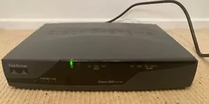 Cisco 877W Router Modem WIFI 802.11b/g 870 800 Series With Power Adapter - Picture 1 of 4