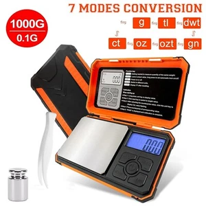 Mini Pocket Scales Small Digital Pans Gold Jewellery Weighing Micro Precision AU - Picture 1 of 12