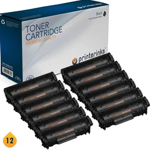 12 Non OEM Canon FX10 Black Toner Cartridge i-SENSYS MF4010 MF4018 MF4270 MF4150 - Picture 1 of 8