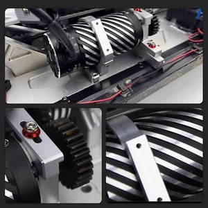 Alloy 7075 Motor Mount For HOBBYWING 56 58 LOS252058 For 1/5 LOSI DBXL-E 1.0 2.0 - Picture 1 of 14